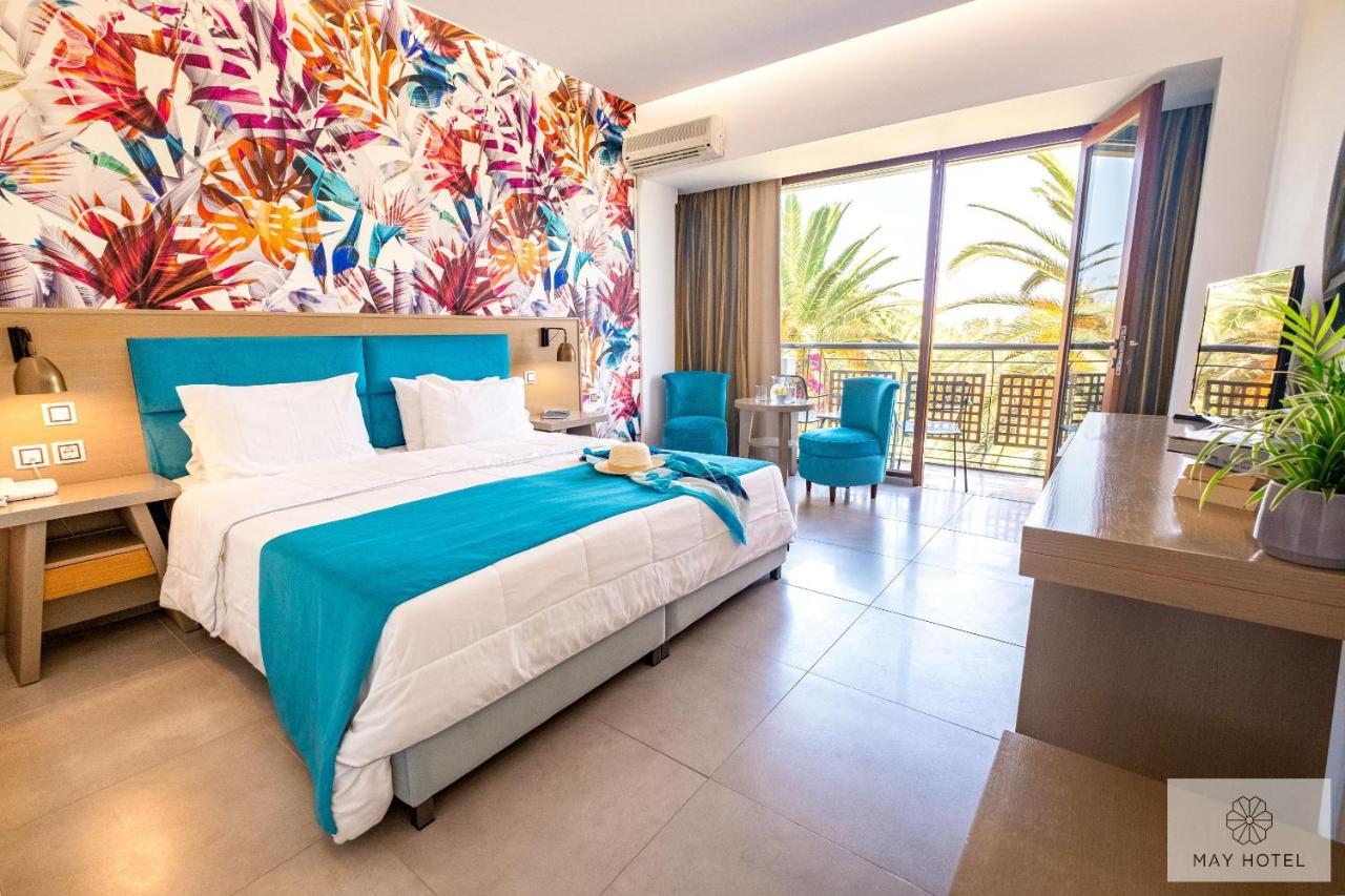 May Beach Hotel Rethymno  ภายนอก รูปภาพ