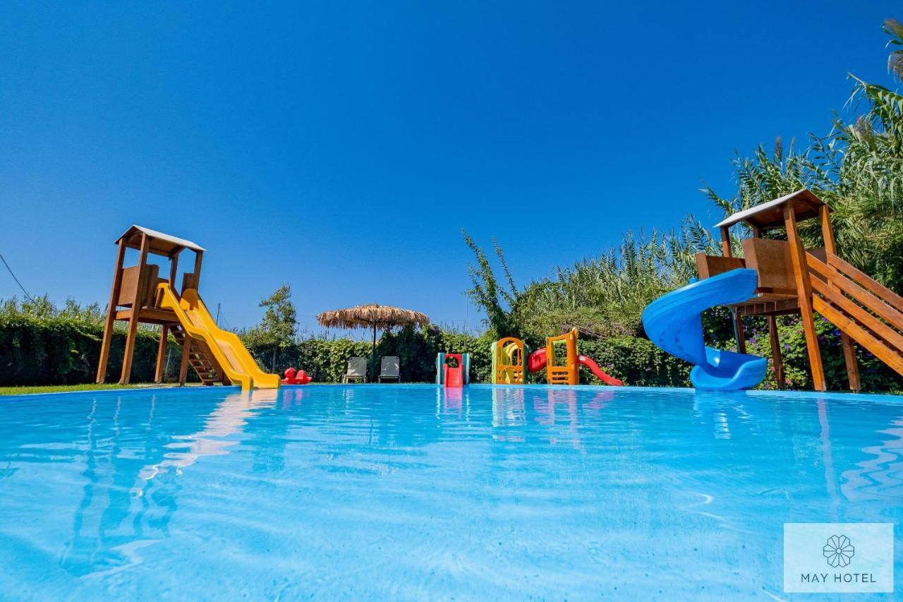May Beach Hotel Rethymno  ภายนอก รูปภาพ