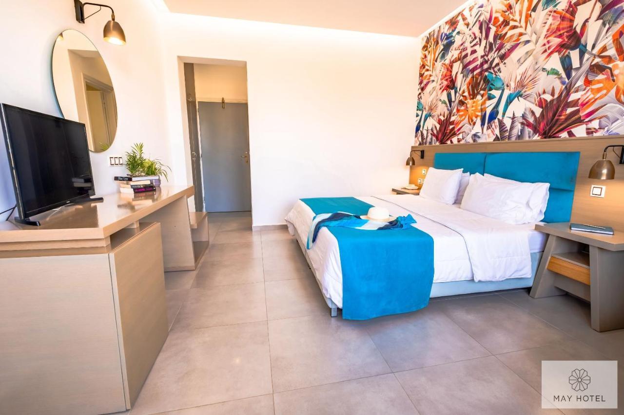 May Beach Hotel Rethymno  ภายนอก รูปภาพ