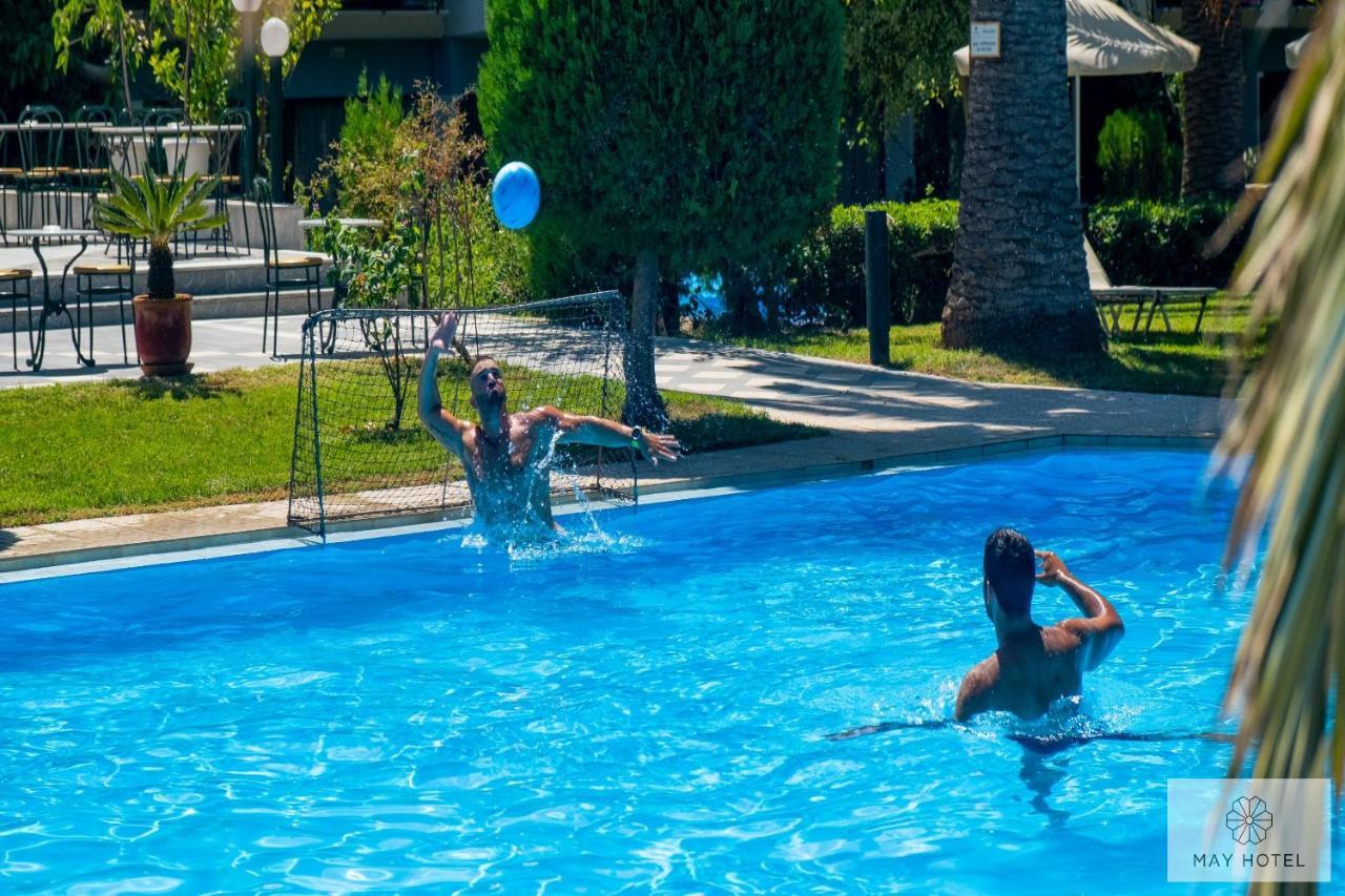 May Beach Hotel Rethymno  ภายนอก รูปภาพ