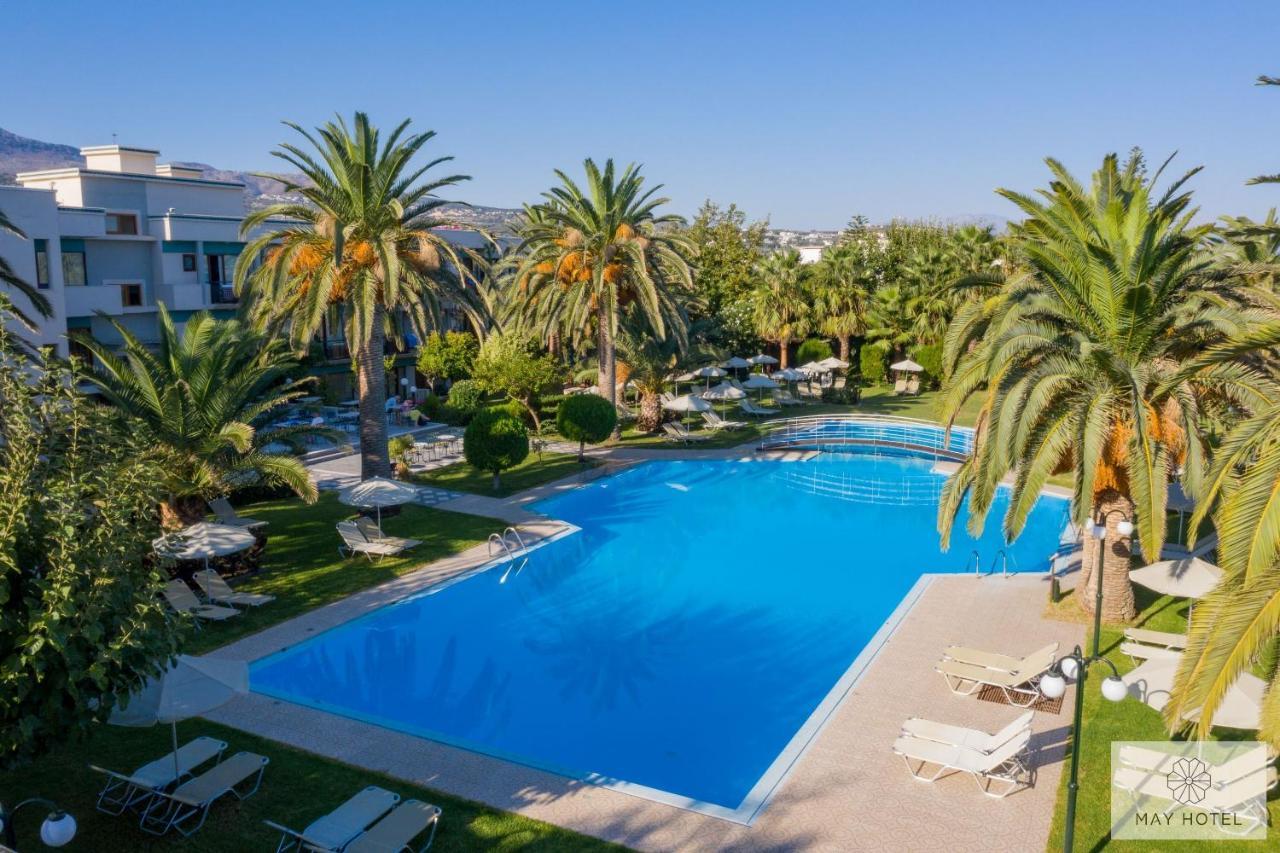 May Beach Hotel Rethymno  ภายนอก รูปภาพ