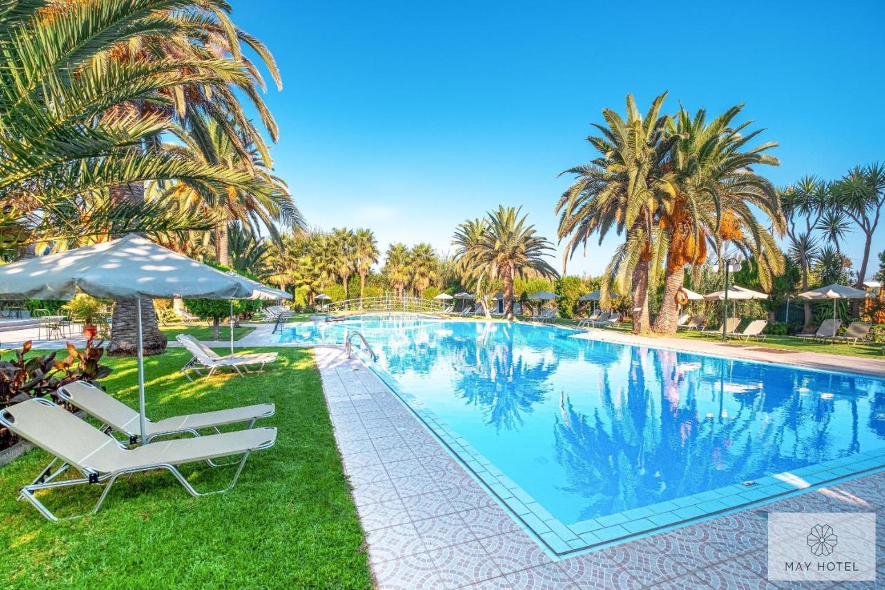 May Beach Hotel Rethymno  ภายนอก รูปภาพ
