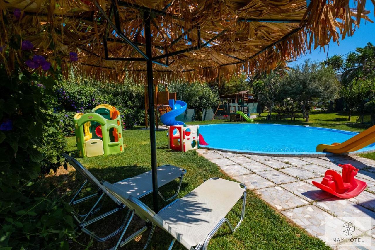 May Beach Hotel Rethymno  ภายนอก รูปภาพ